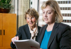 Attorney Kathryn A. Graves and Paralegal Elizabeth Sumpton